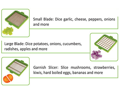 Vegetable Julienne Slicer-Vegetable Chopper Dicer Cutter Slicer Set